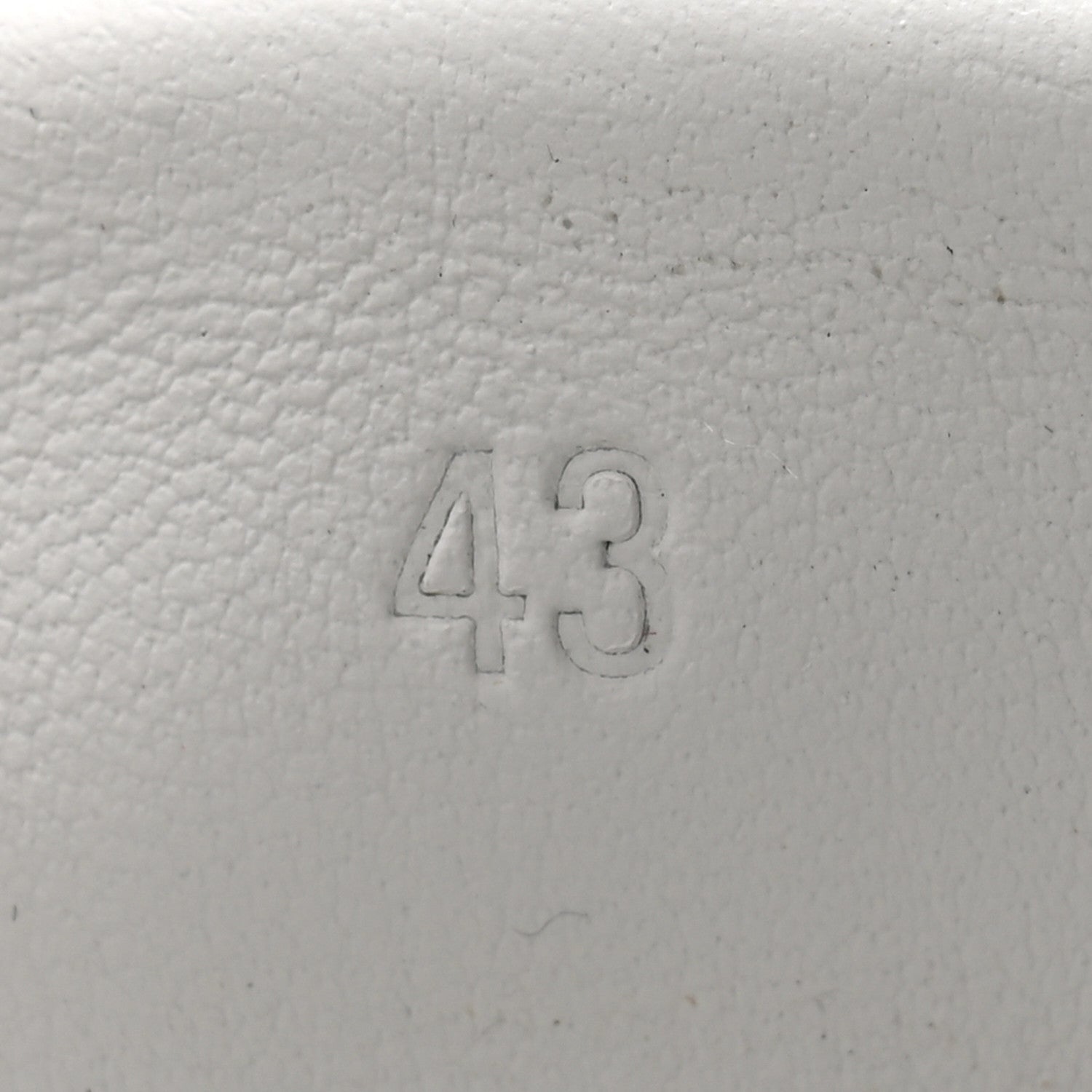 Hermes Calfskin Suede Goatskin Mens Kiddy Slip On Sneakers 43 White 7 of 9