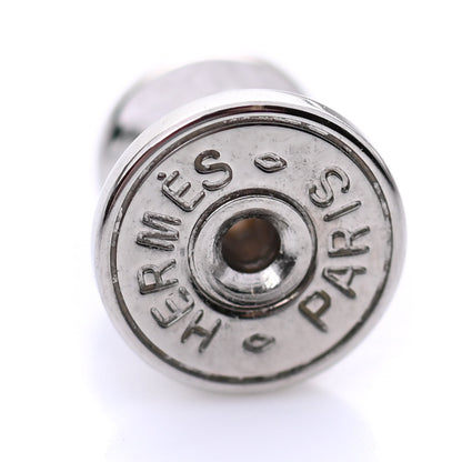 Hermes Palladium Swift Heritage Equestre Etrier Earrings Etoupe 4 of 4