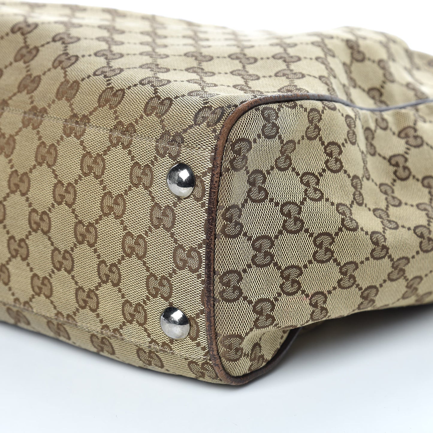 Soft GG Supreme Monogram Tote Dark Brown