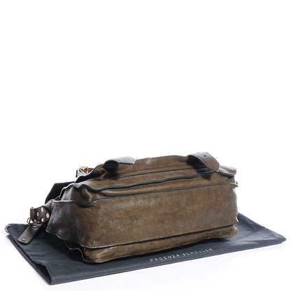 Proenza Schouler Lambskin PS1 Medium Satchel Military 11 of 17