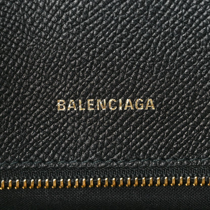 Balenciaga Signature Grained Calfskin Logo S Ville Top Handle Bag Black 6 of 12
