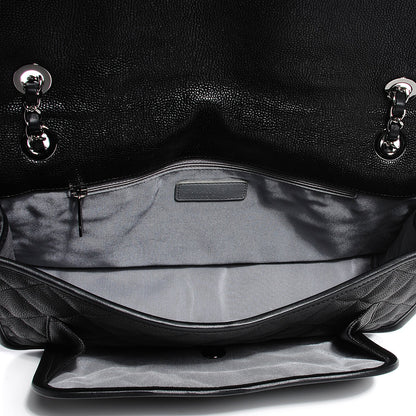 Chanel Caviar French Riviera Large Flap Black 9 of 9