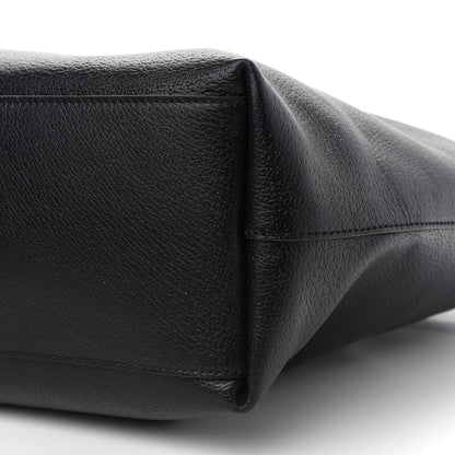 Gucci Textured Calfskin Web Medium Ophidia Shopping Tote Black 9 of 10