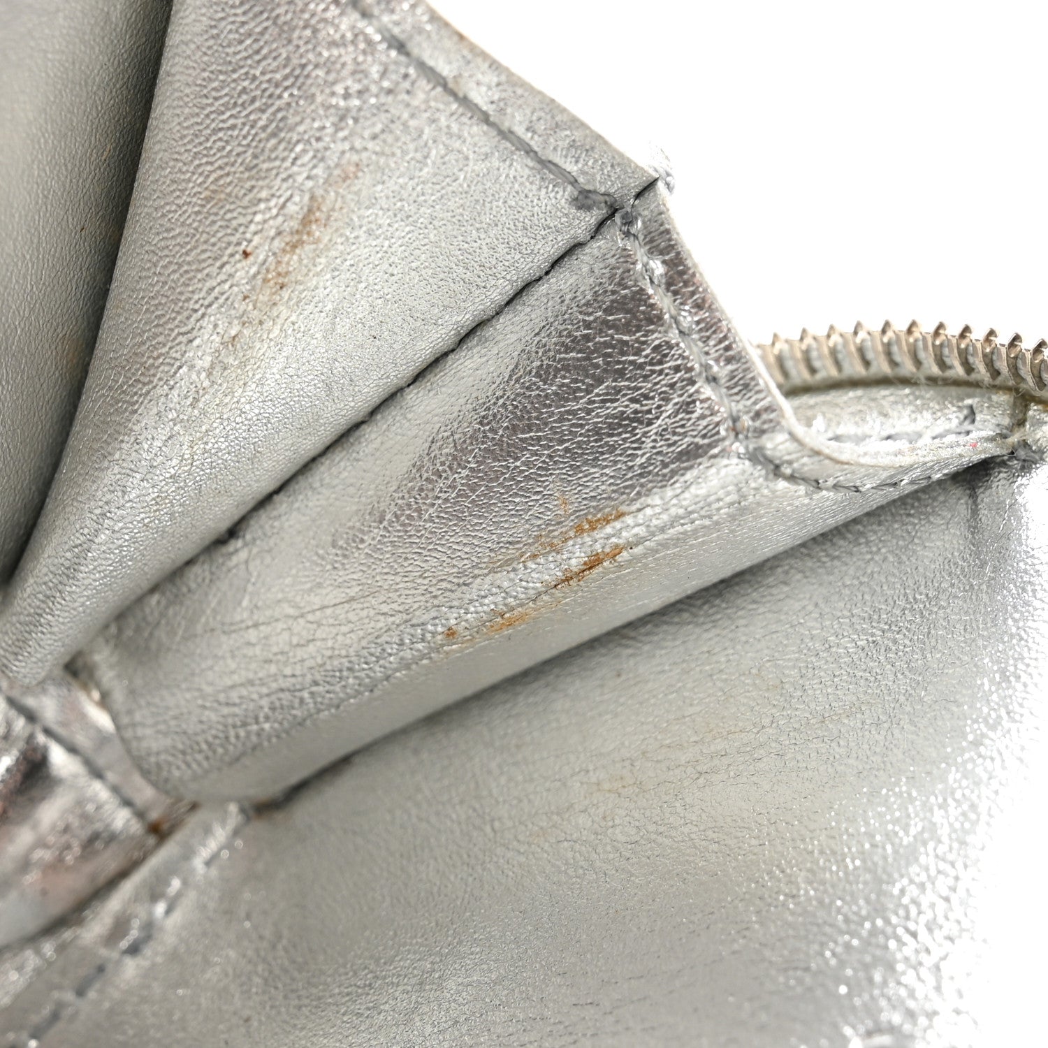 Louis Vuitton Monogram Miroir Heart Coin Purse Silver 10 of 11