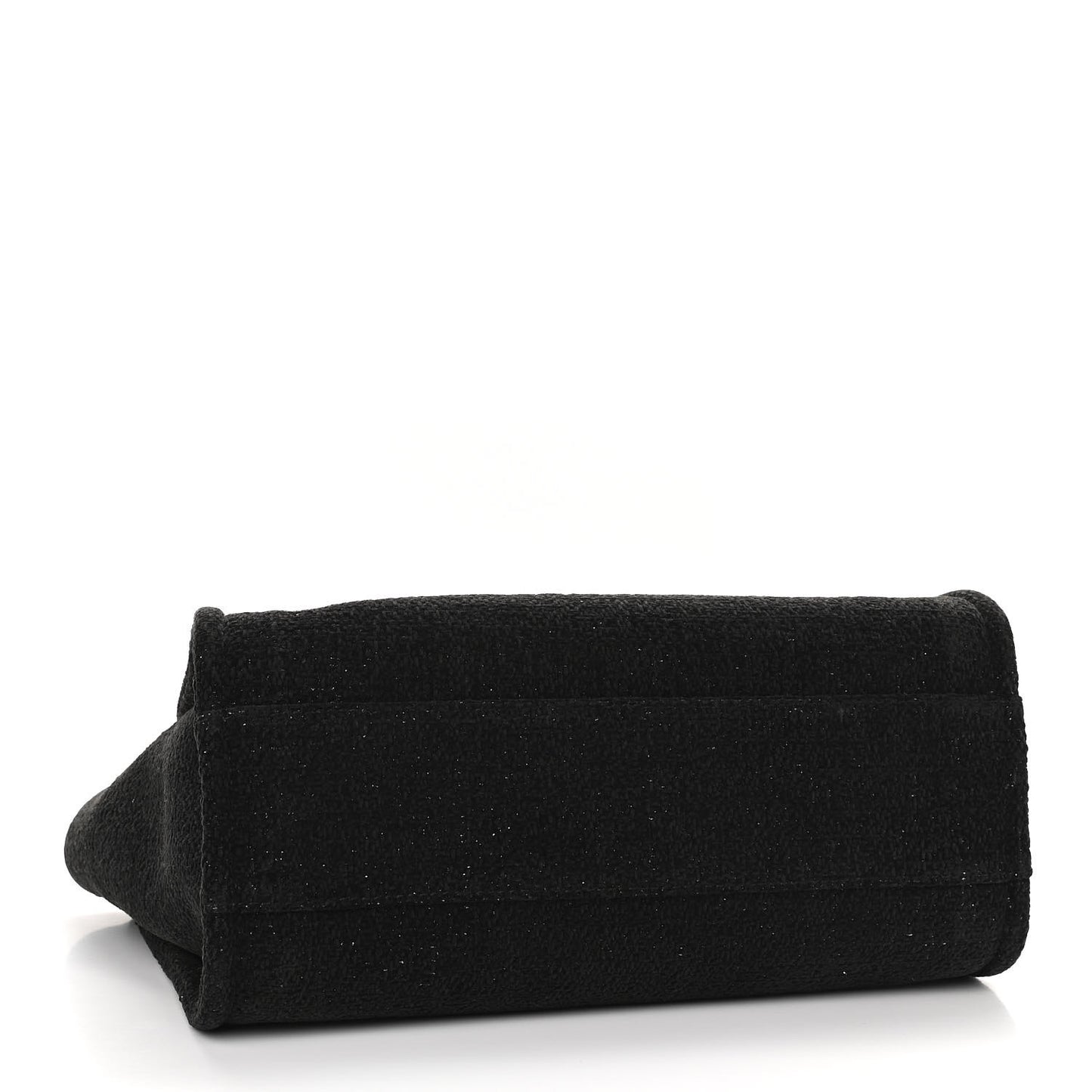 Lurex Boucle Small Deauville Tote Black