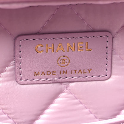 Chanel Caviar Quilted Large Vanity Pouch Light Purple 7 of 11