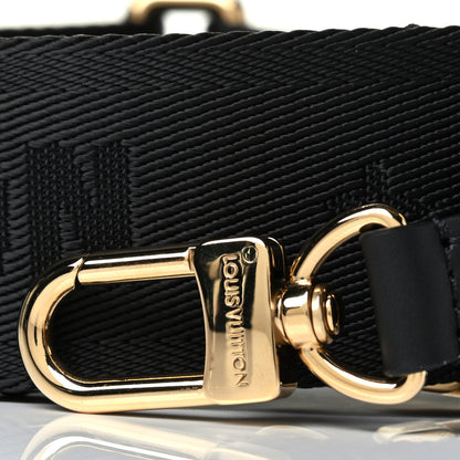 Louis Vuitton Nylon Petite Malle Souple Shoulder Strap Black 3 of 4