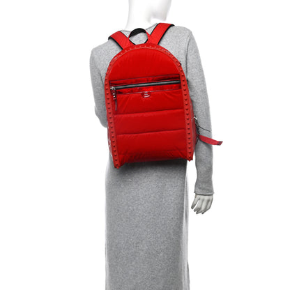 Christian Louboutin Doudoune Quilted Nylon Backparis Spiked Backpack Loubi 3 of 10