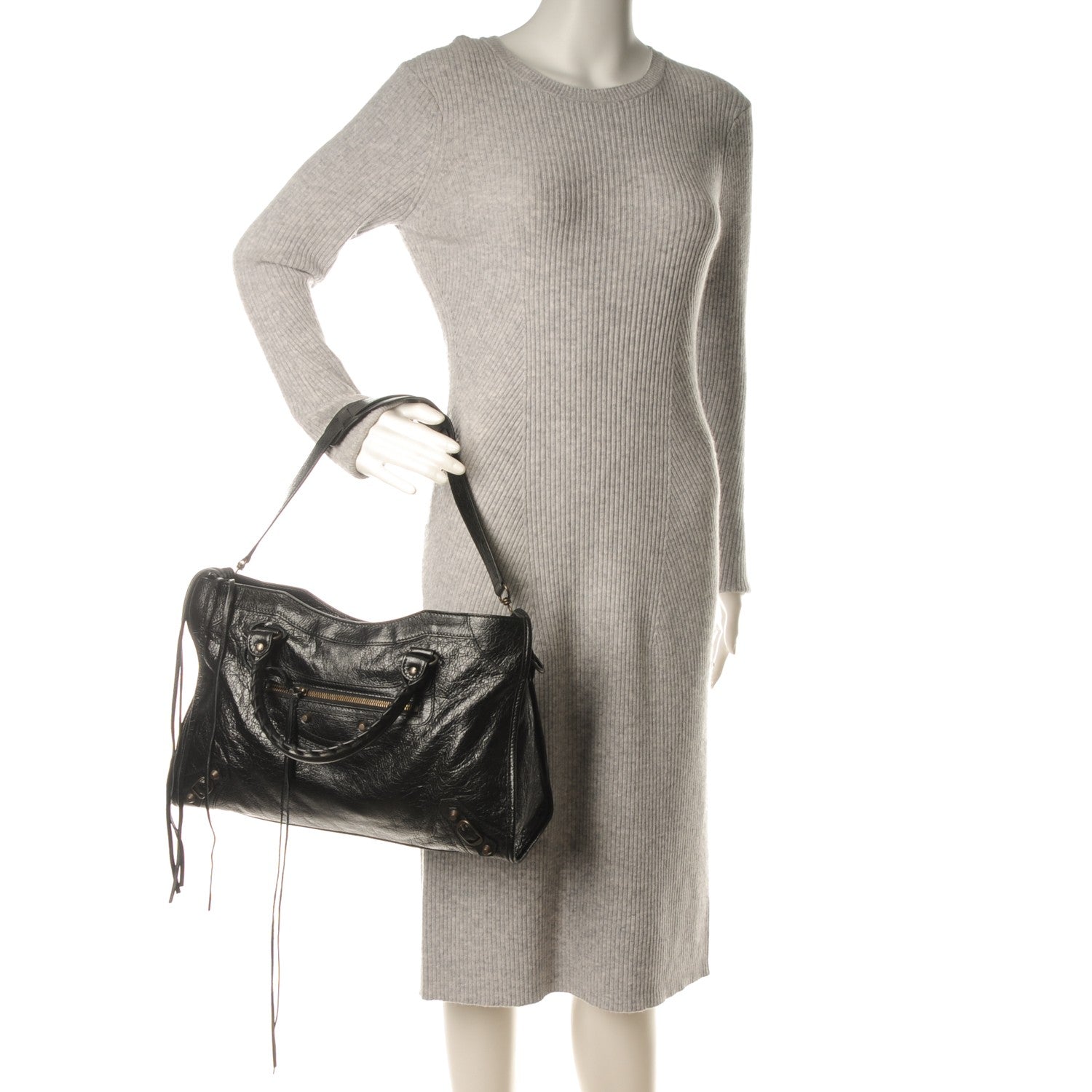 Balenciaga Agneau Classic Hardware City Black 2 of 7