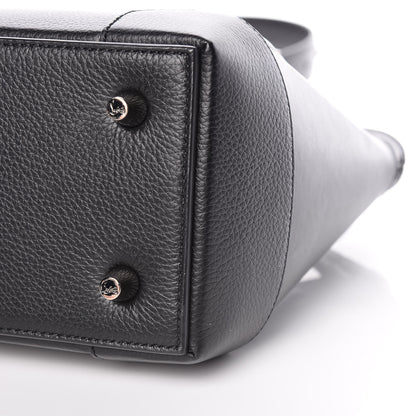Christian Louboutin Grained Calfskin Spike Small Eloise Tote Black 9 of 9