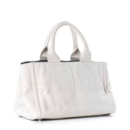 Prada Canapa Mistolino Tote Naturale Green 2 of 10
