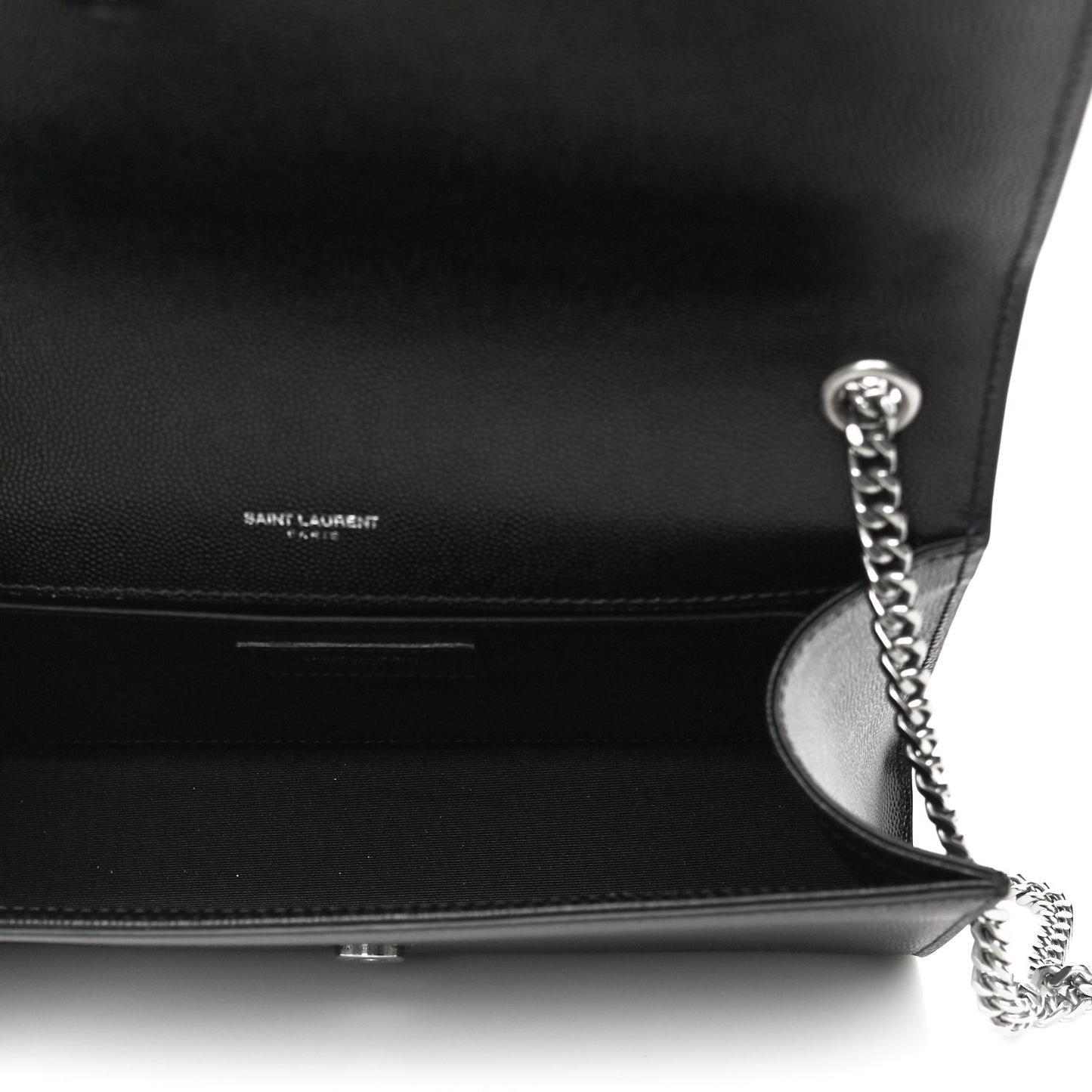 Grain De Poudre Medium Classic Monogram Kate Tassel Satchel Black