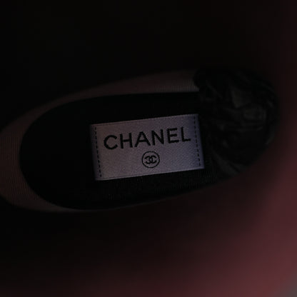 Chanel Caoutchouk CC High Boots 38 Black 7 of 11