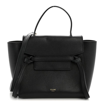 Celine Grained Calfskin Nano Belt Bag Black 1 of 13