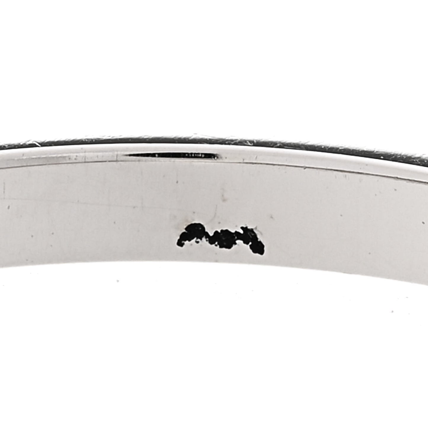 Platinum Novo Band Ring 56 7.5