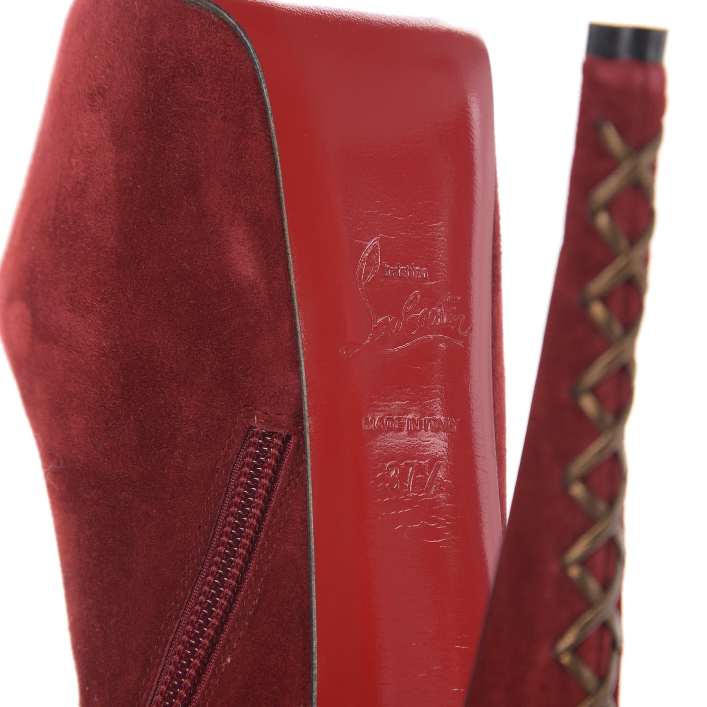 Veau Velours Recouzetta 160 Booties 37.5 Oeillet