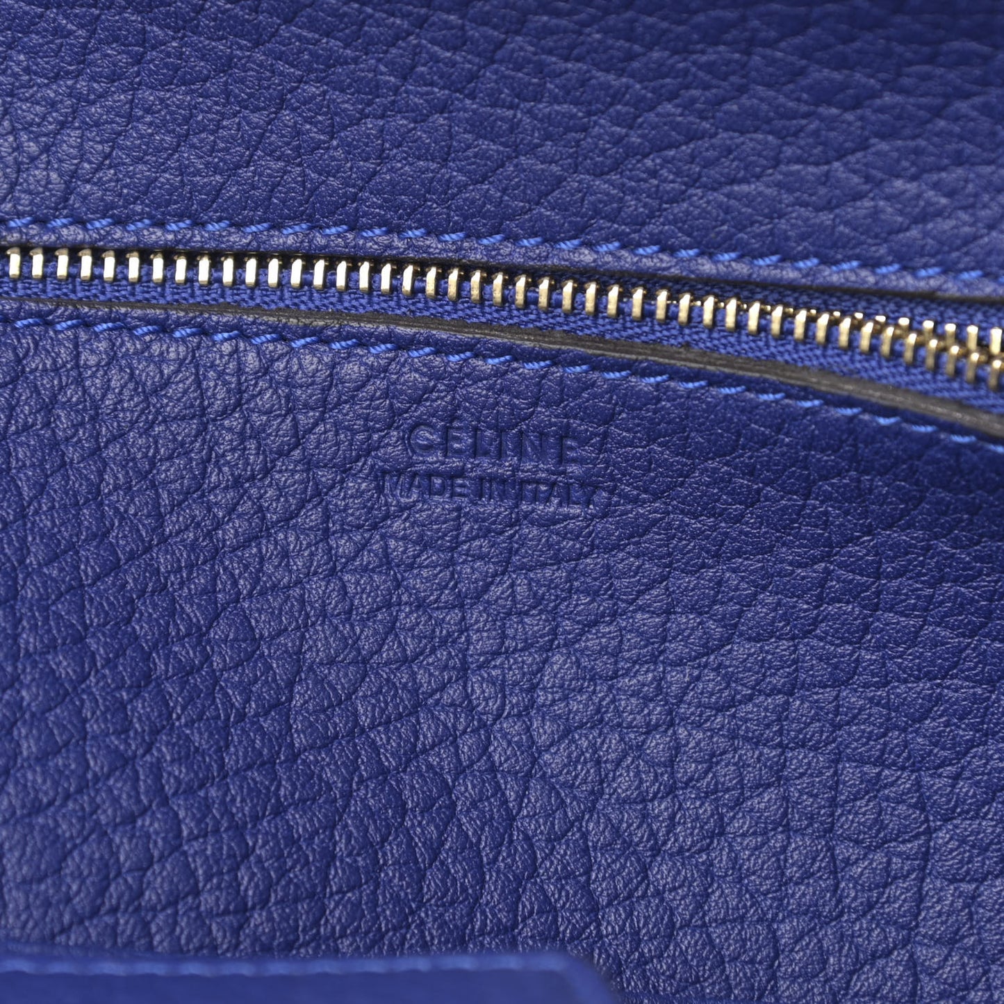 Crisped Calfskin Mini Tie Knot Tote Indigo