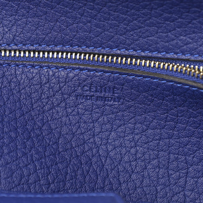 Celine Crisped Calfskin Mini Tie Knot Tote Indigo 6 of 16