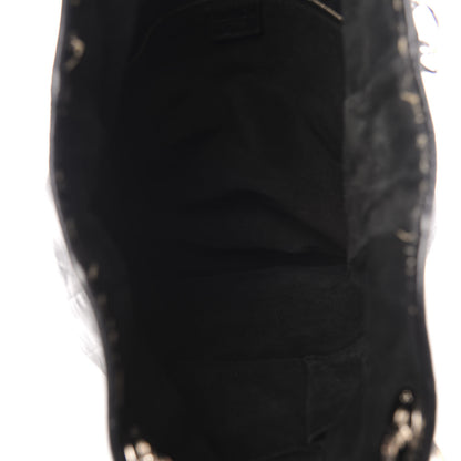Christian Dior Lambskin Cannage Shopper Tote Black 5 of 14
