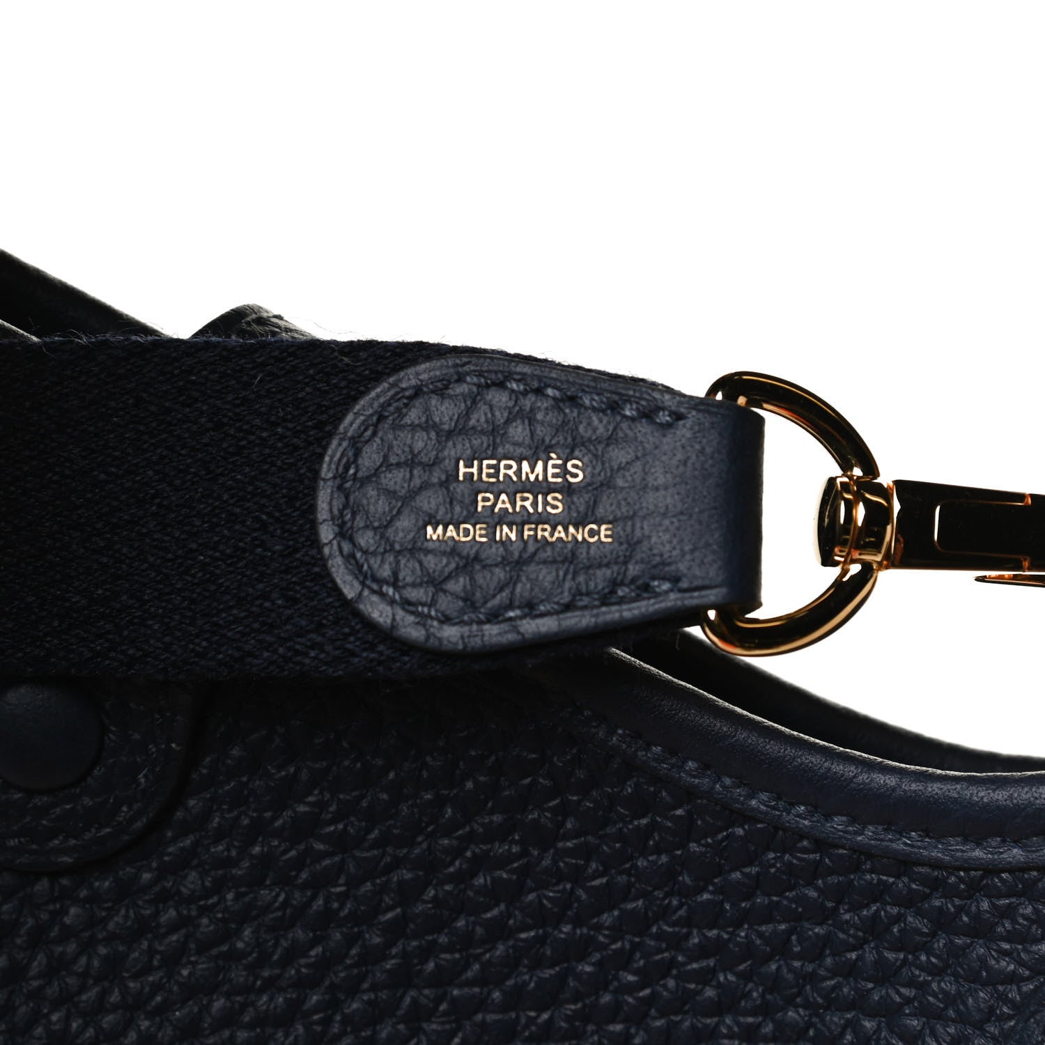 Hermes Taurillon Clemence Amazone Evelyne TPM Bleu Nuit Bleu Indigo 10 of 11