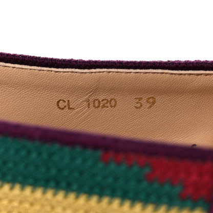 Christian Dior Cotton Embroidered Patchwork Granville Espadrille 39 Multicolor 8 of 9