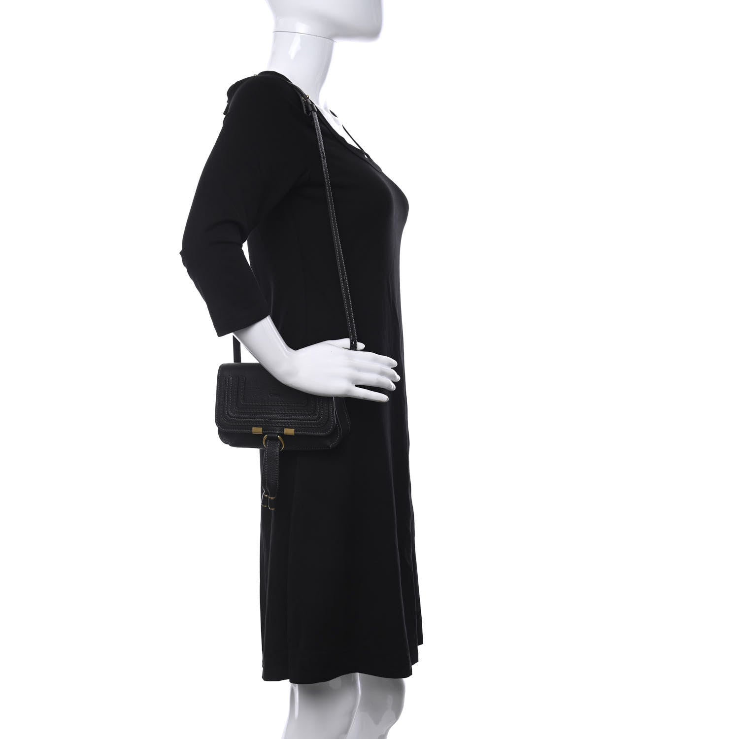 Chloe Calfskin Marcie Convertible Belt Bag Black 3 of 11
