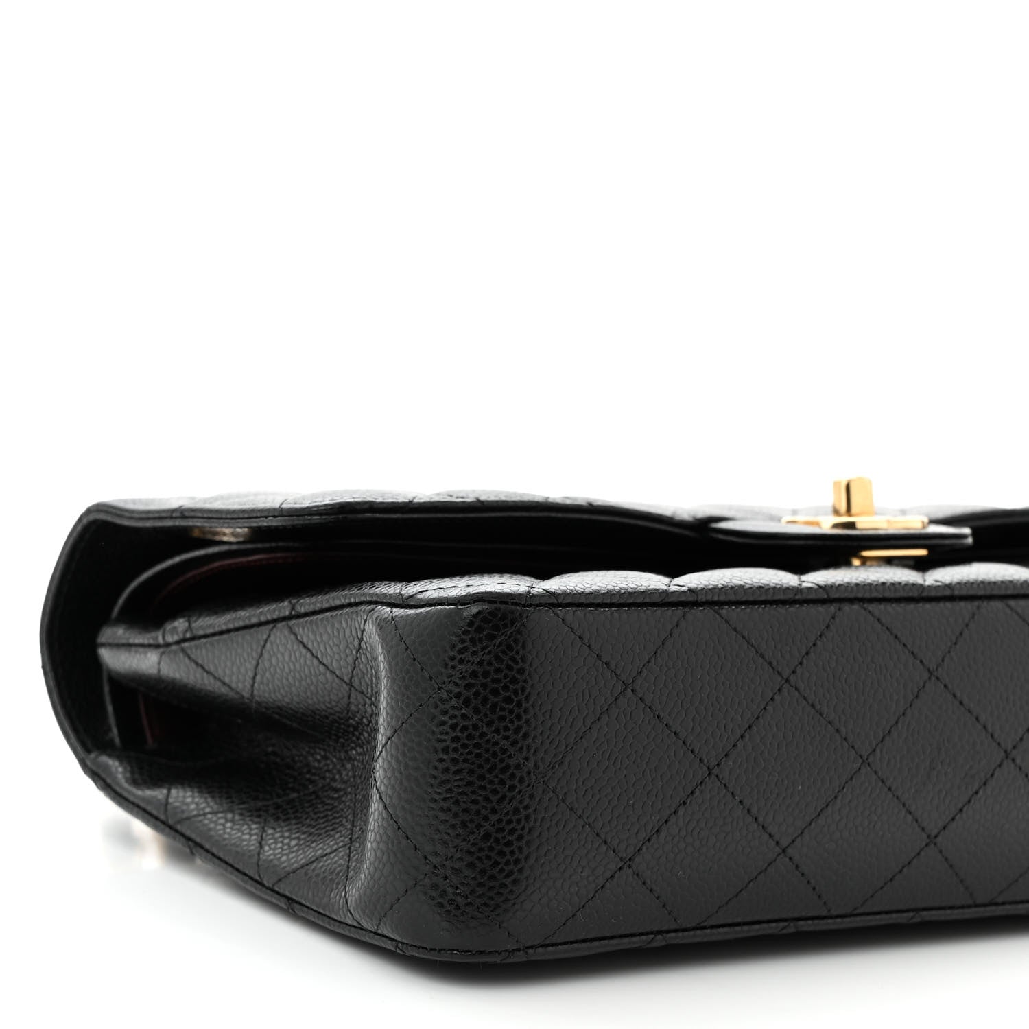 Chanel Caviar Quilted Medium Double Flap Black 9 of 11