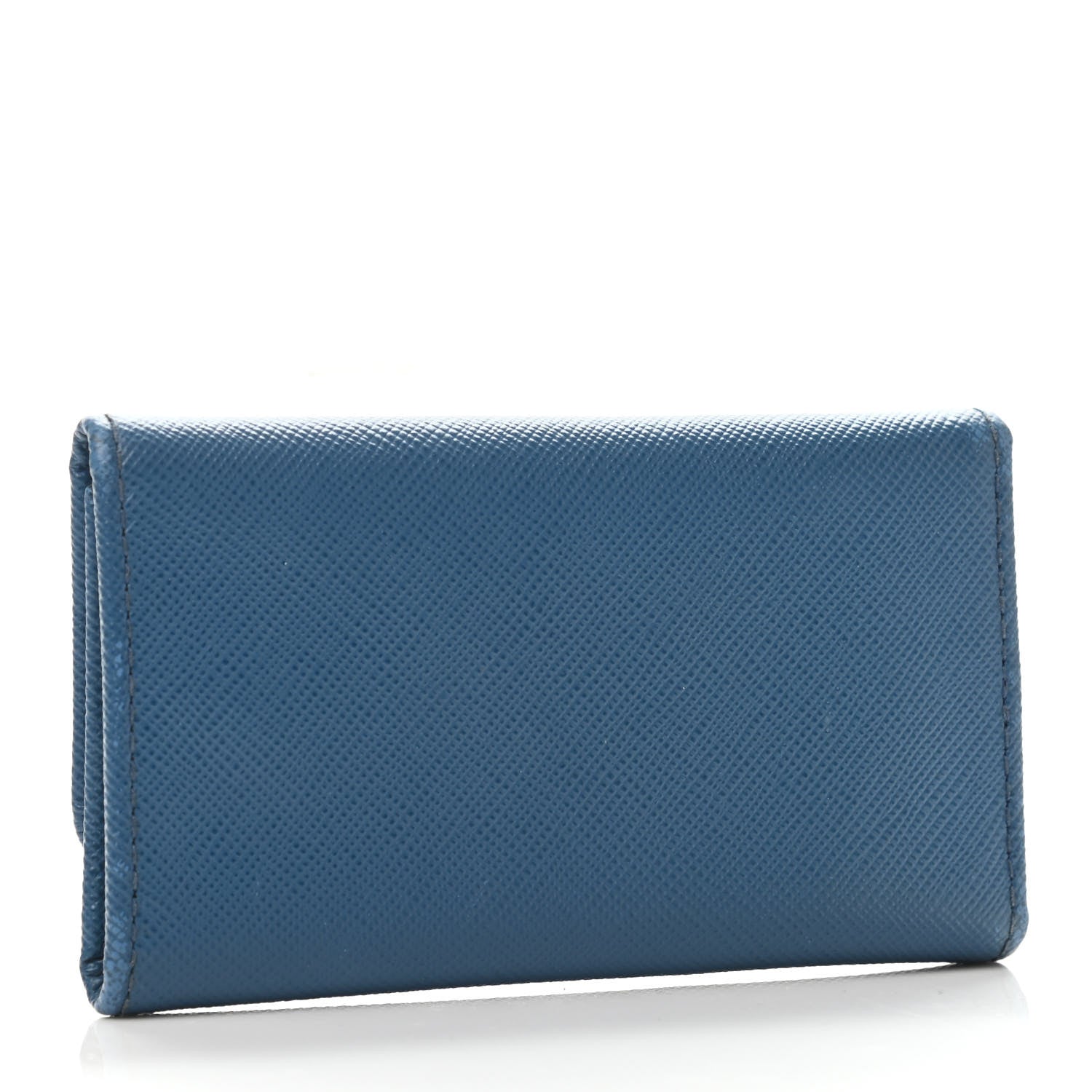 Prada Saffiano Metal 6 Key Holder Cobalto 2 of 4