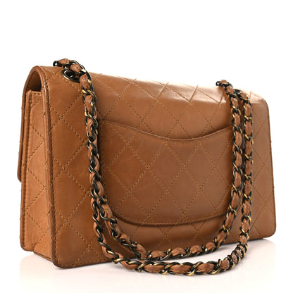 Chanel Calfskin Stitched Medium Single Flap Brown 3 of 11