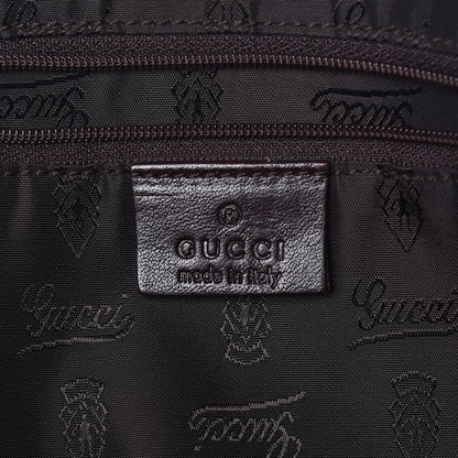 Gucci Crystal Monogram Large Duchessa Boston Dark Brown 6 of 13