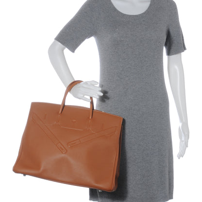 Hermes Swift Shadow Birkin 40 Gold 2 of 9