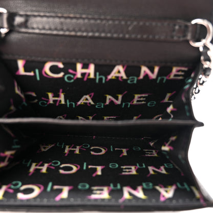 Chanel Lambskin Quilted Card Holder On Chain Black 5 of 11