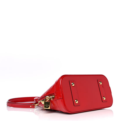 Louis Vuitton Vernis Alma BB Cherry 4 of 13