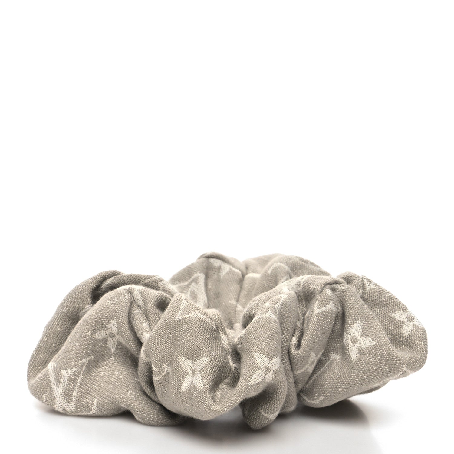 Louis Vuitton Cotton Denim Chouchou Scrunchy Beige 2 of 3