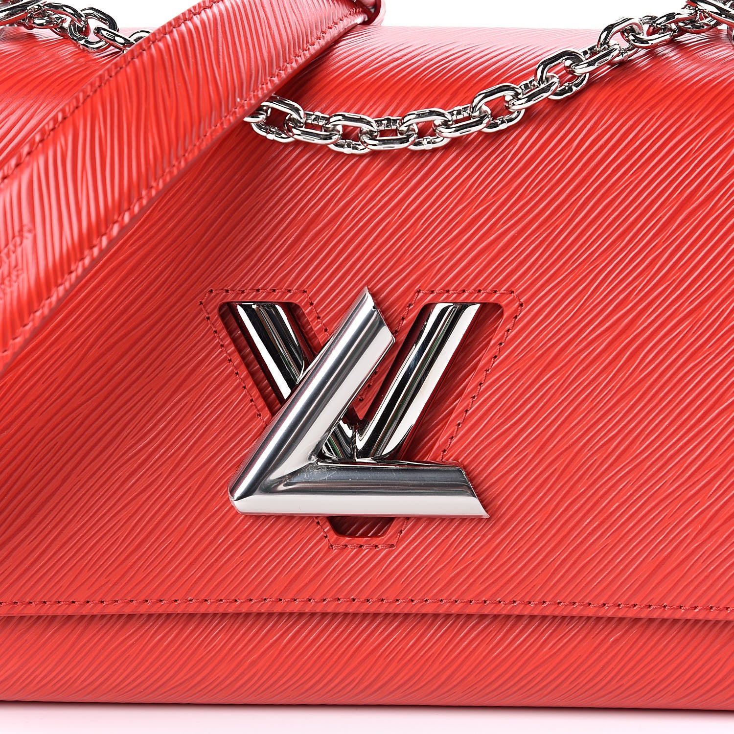 Louis Vuitton Epi Twist Shoulder Bag MM Coquelicot 9 of 10