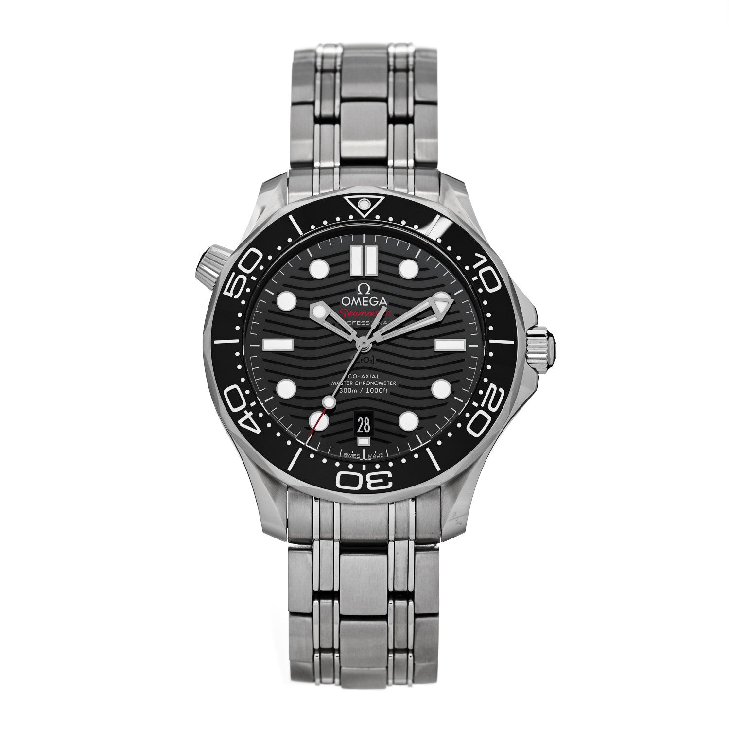 Omega Stainless Steel 42mm Seamaster Diver 300M Co-Axial Automatic Watch Black 210.30.42.20.01.001 1 of 5