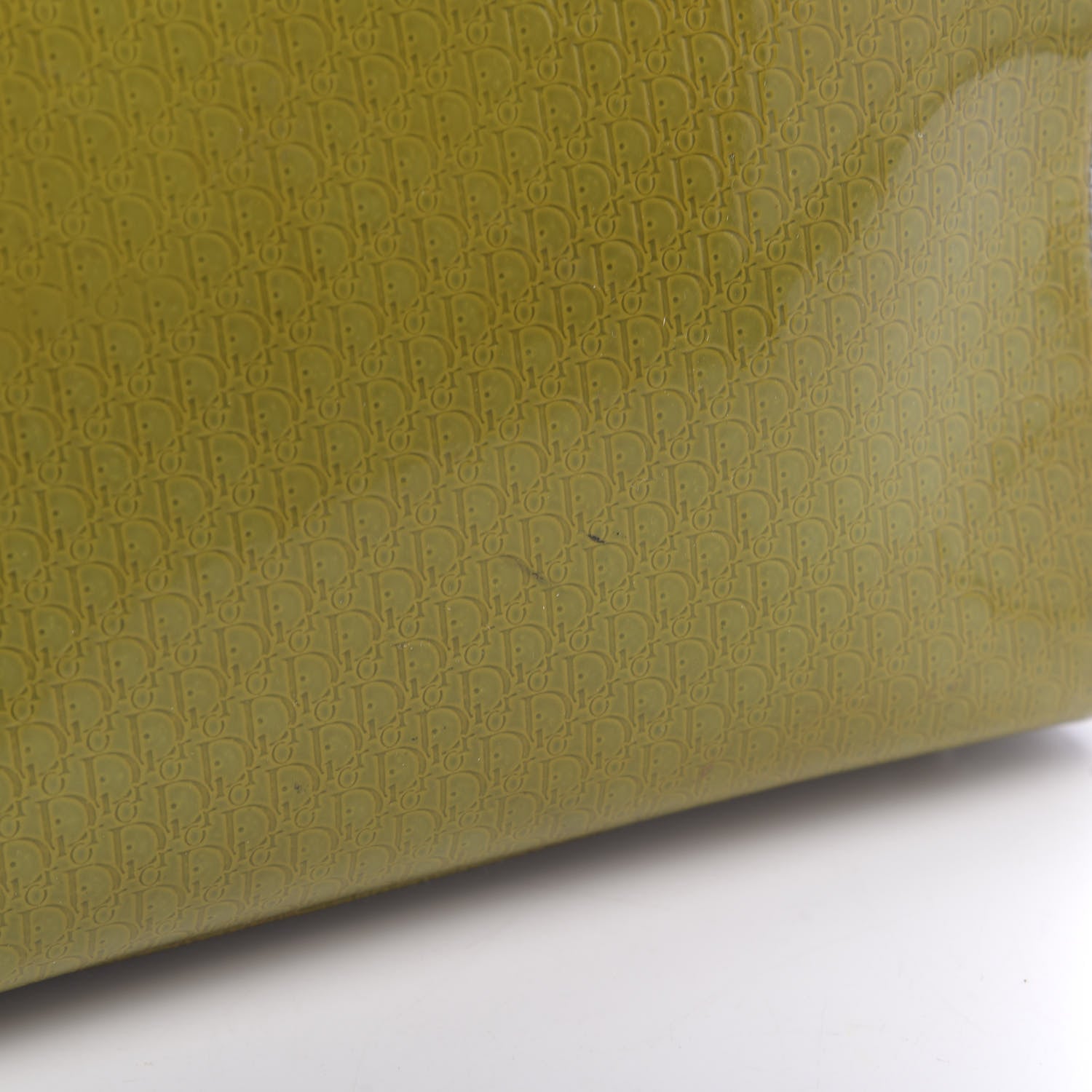 Christian Dior Patent Diorissimo Medium Bi-Color Lady Dior Green Blue 16 of 18