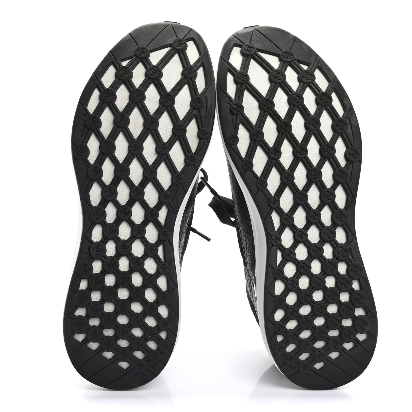 Calfskin Mesh Lycra Suede Womens Logo Sneakers 38.5 Black