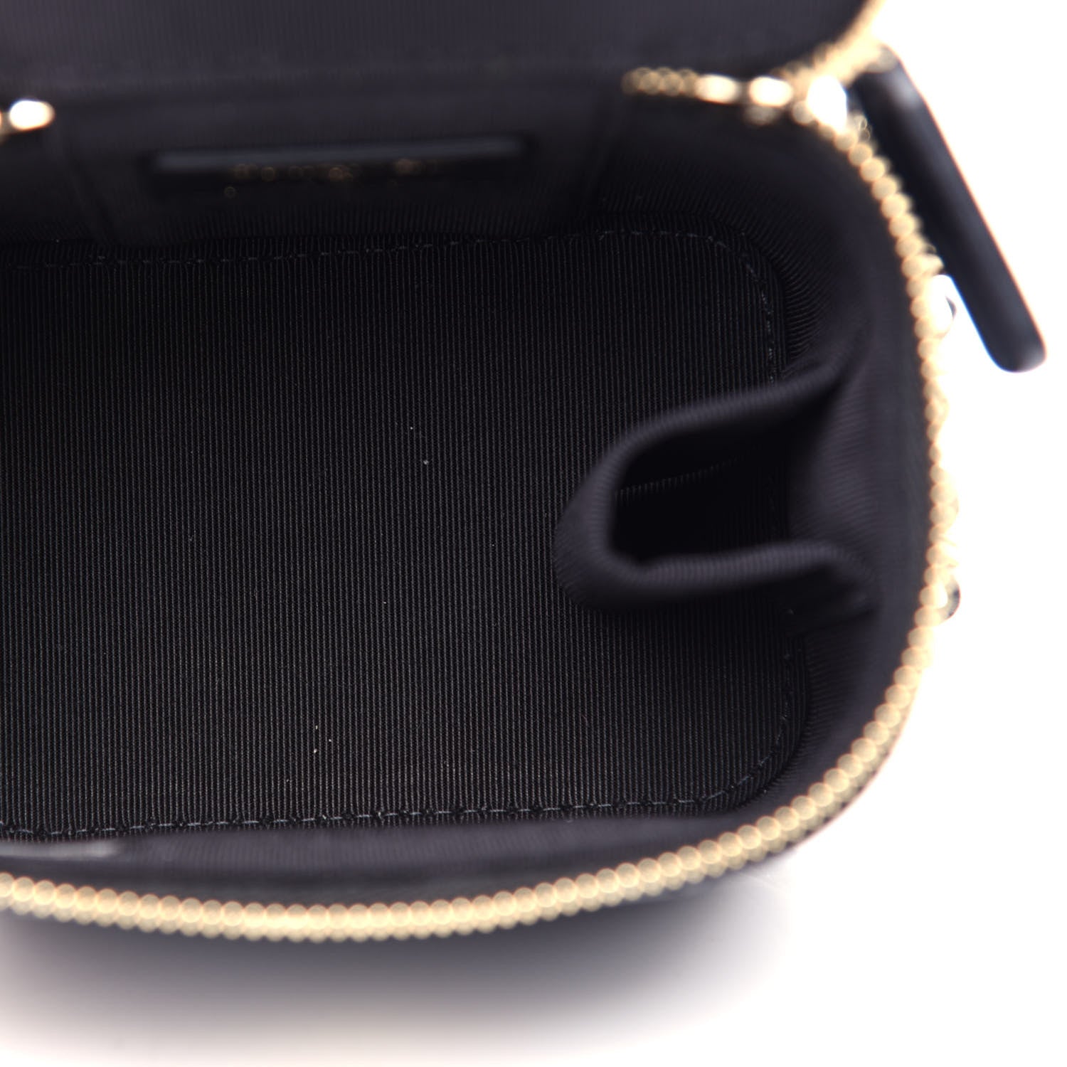 Chanel Lambskin Quilted My Chanel Lady Vanity Case With Chain Black 5 of 11