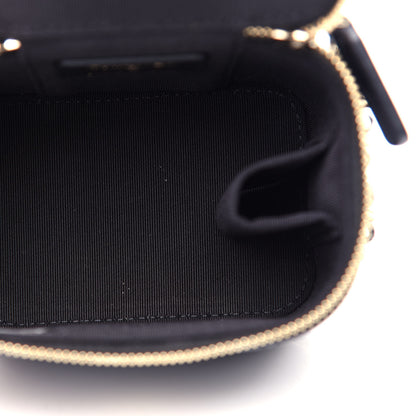 Chanel Lambskin Quilted My Chanel Lady Vanity Case With Chain Black 5 of 11