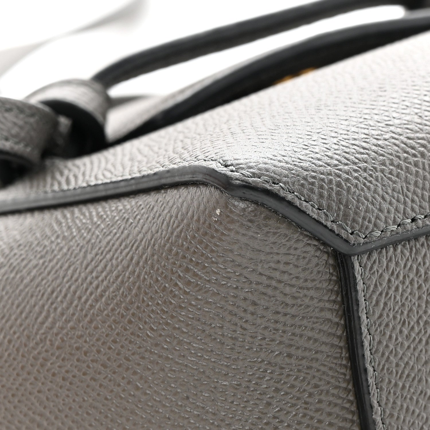 Celine Grained Calfskin Pico Belt Bag Grey 14 of 16