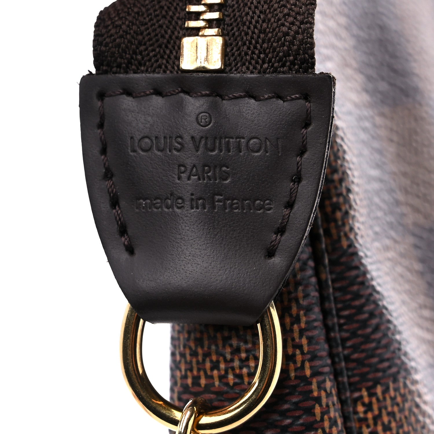 Louis Vuitton Damier Ebene Mini Pochette Accessories 7 of 12