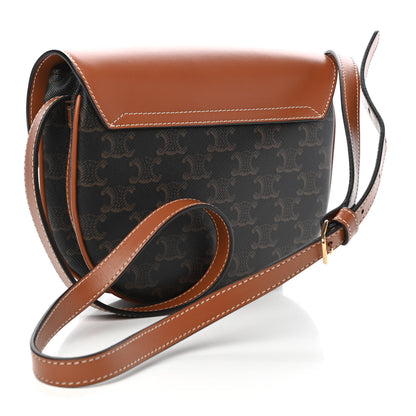 Celine Calfskin Triomphe Besace Tan 3 of 9