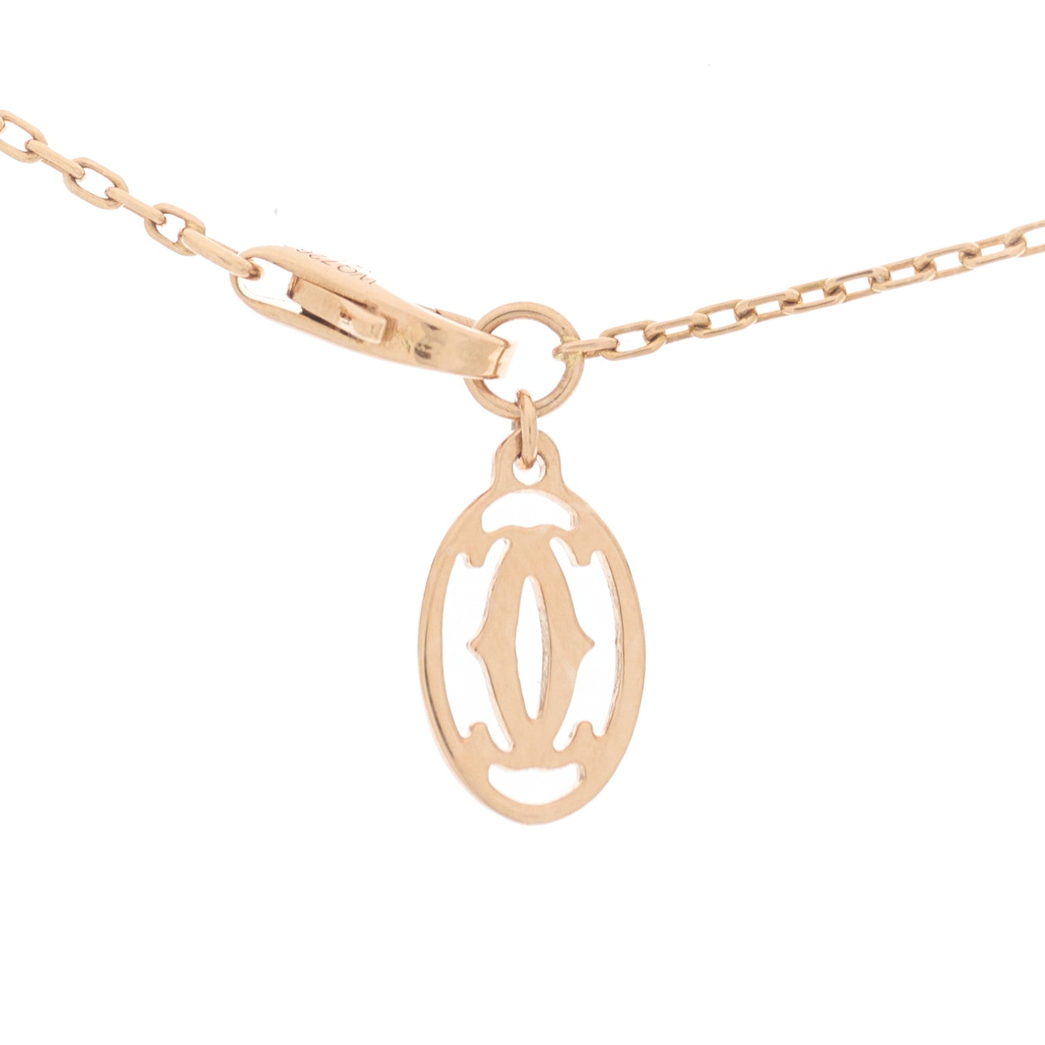 Cartier 18K Pink Gold Diamond SM D'Amour Pendant Necklace 4 of 6