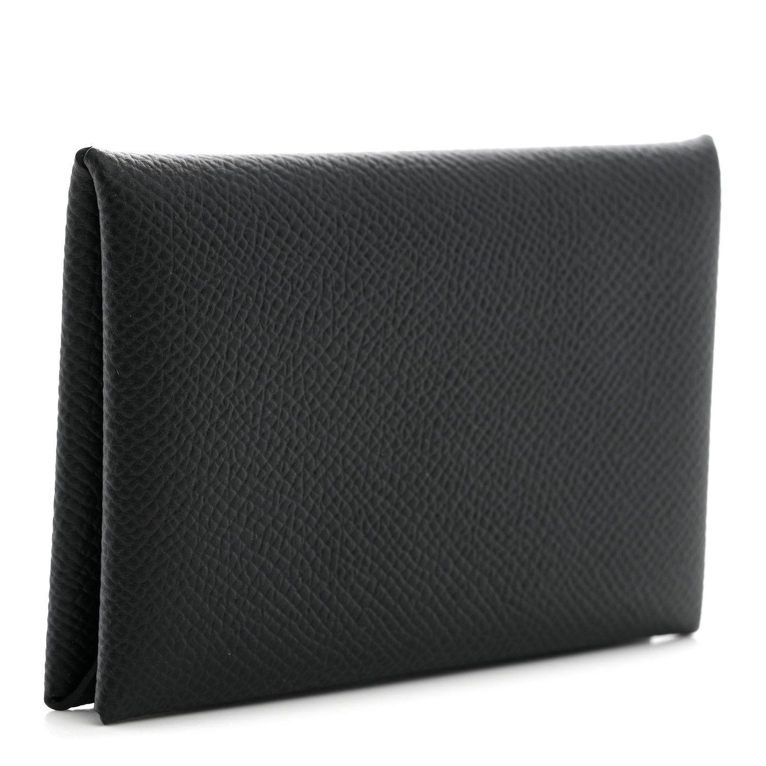 Hermes Epsom Calvi Card Case Black 3 of 8