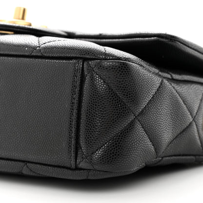 Chanel Caviar Quilted Small Twist Your Buttons Flap Black 10 of 11