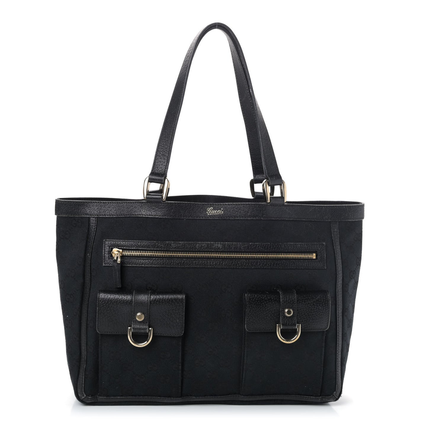 Monogram Abbey D Ring Tote Black