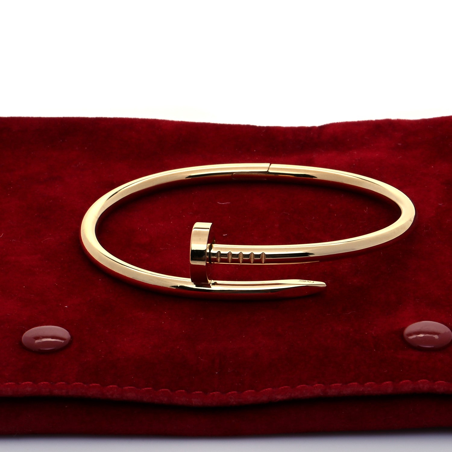 Cartier 18K Yellow Gold Juste Un Clou Bracelet 16 5 of 6