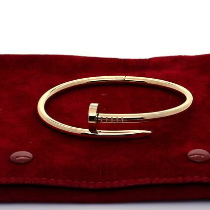 Cartier 18K Yellow Gold Juste Un Clou Bracelet 16 5 of 6