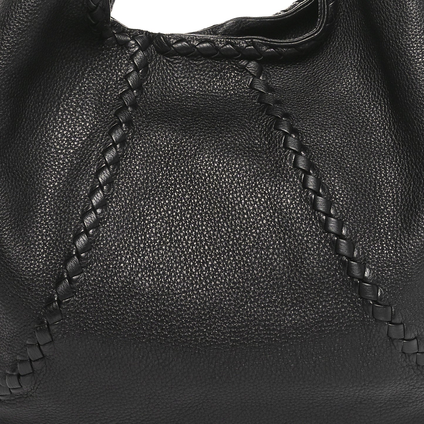 Cervo Deerskin Large Hobo Black